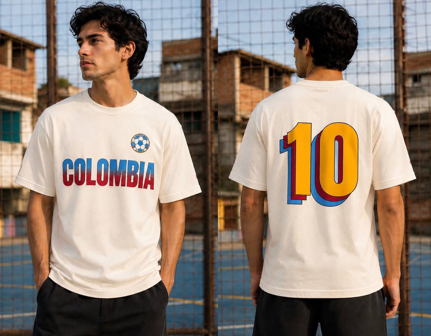Camiseta Colombia 10 Tricolor