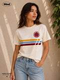 Camiseta Colombia Fútbol Retro Tricolor